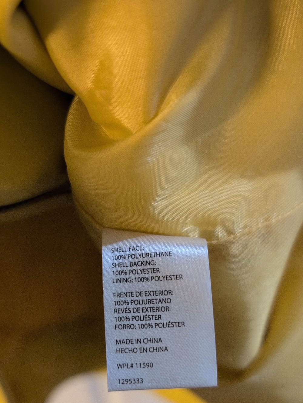 Weatherproof Yellow Hooded Zip Jacket - Picture 10 of 11